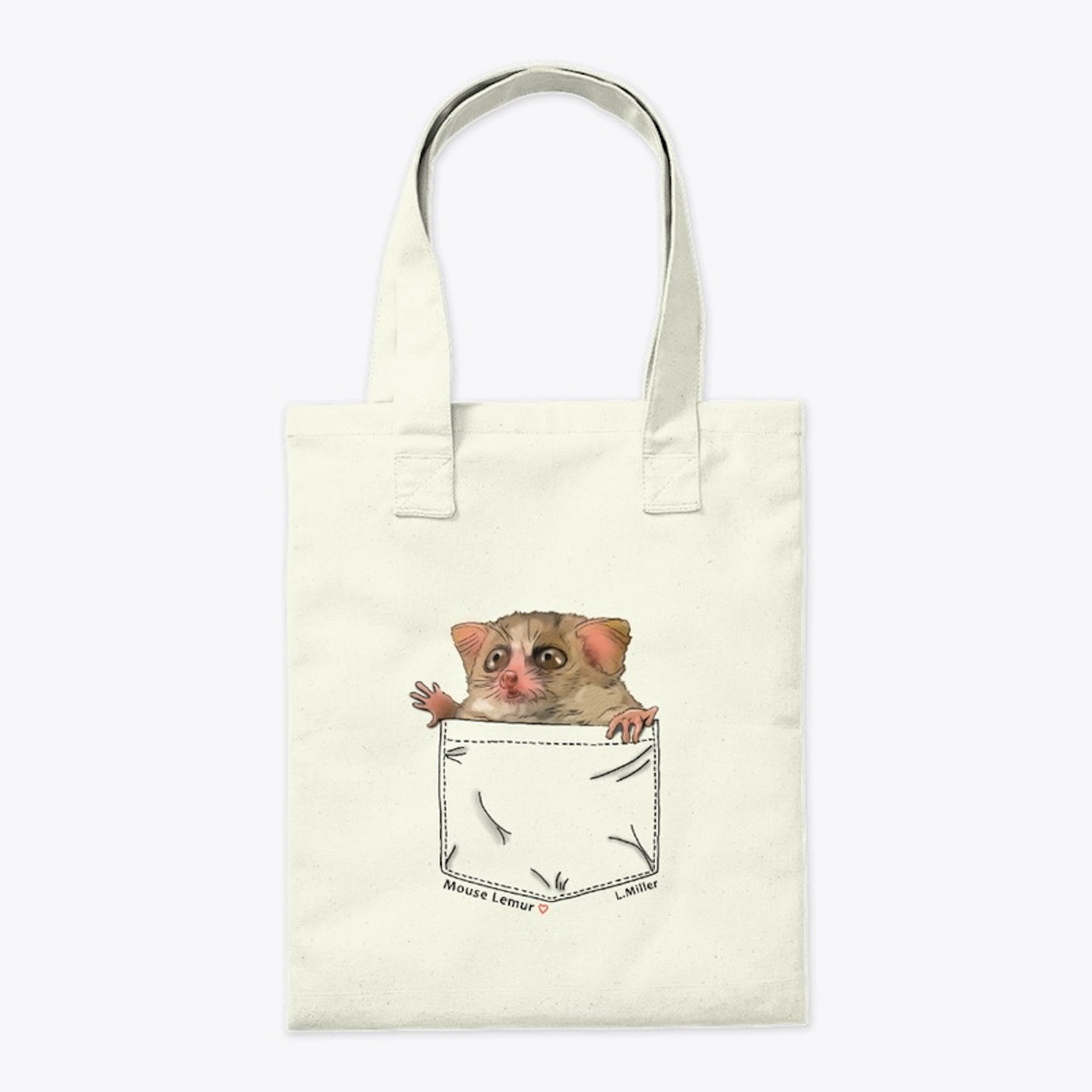 Mouse Lemur in Pocket by Louise Miller